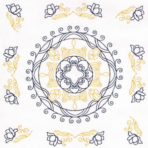 Machine Embroidery Quilt 10b